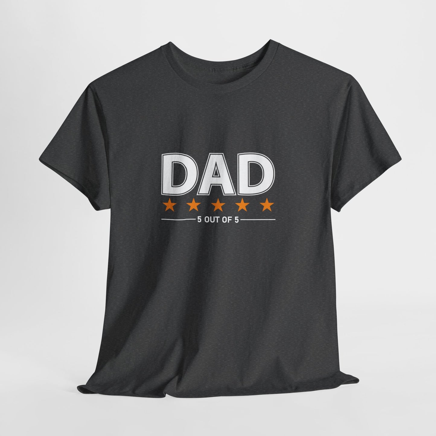 Father's Day Unisex Tee - 5 Stars Dad T-shirt