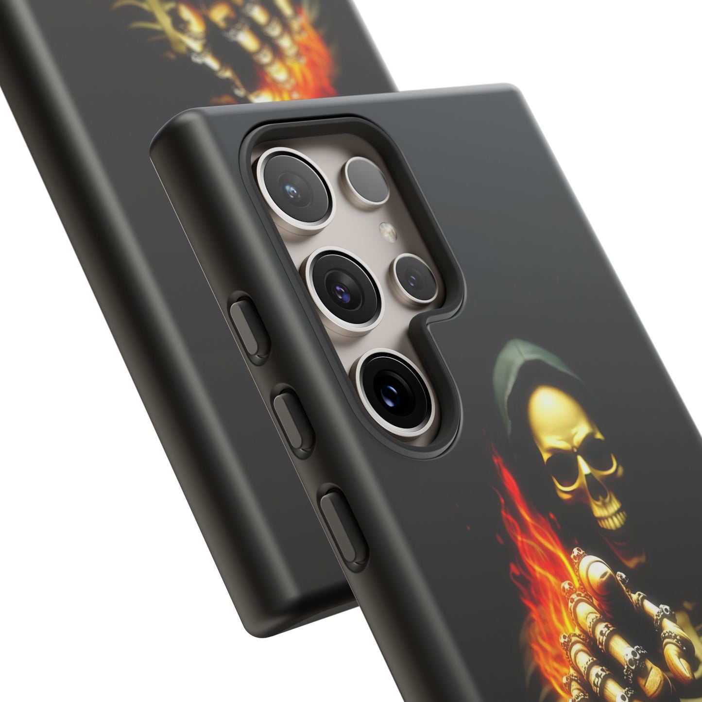 Skull Design Samsung Phone Case, Don't Touch My Phone Mobile Cover