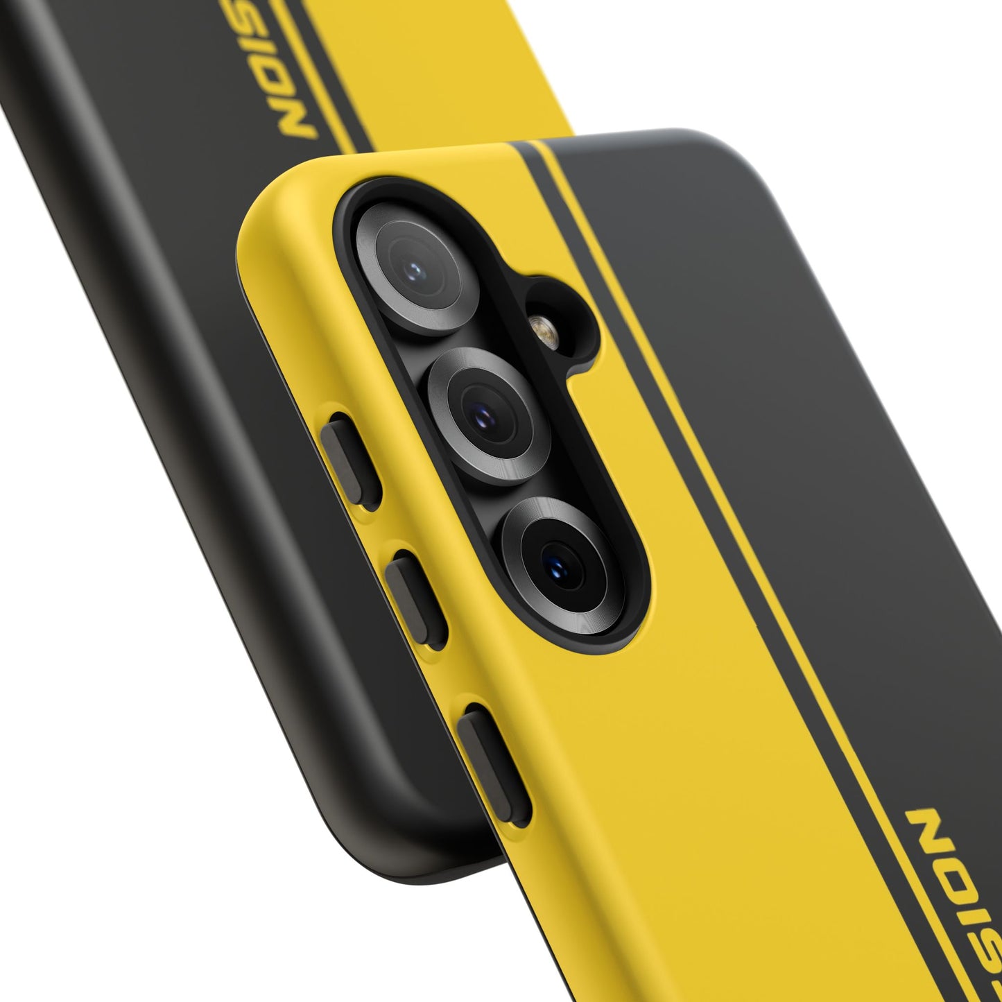 Drive Passion Tough Case – Bold Yellow & Black Design