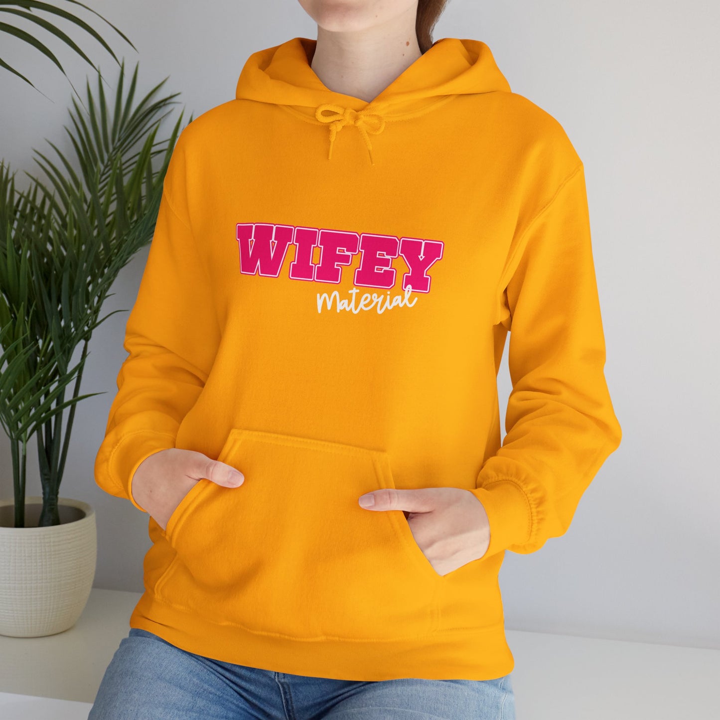 Wifey Material Unisex Heavy Blend™ Hooded Sweatshirt