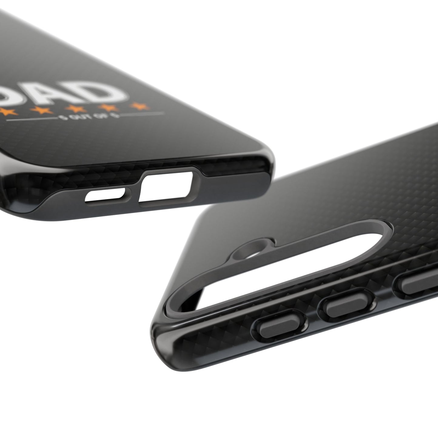 5-Star Dad Samsung Phone Case - Tough Black Cover for Father's Day