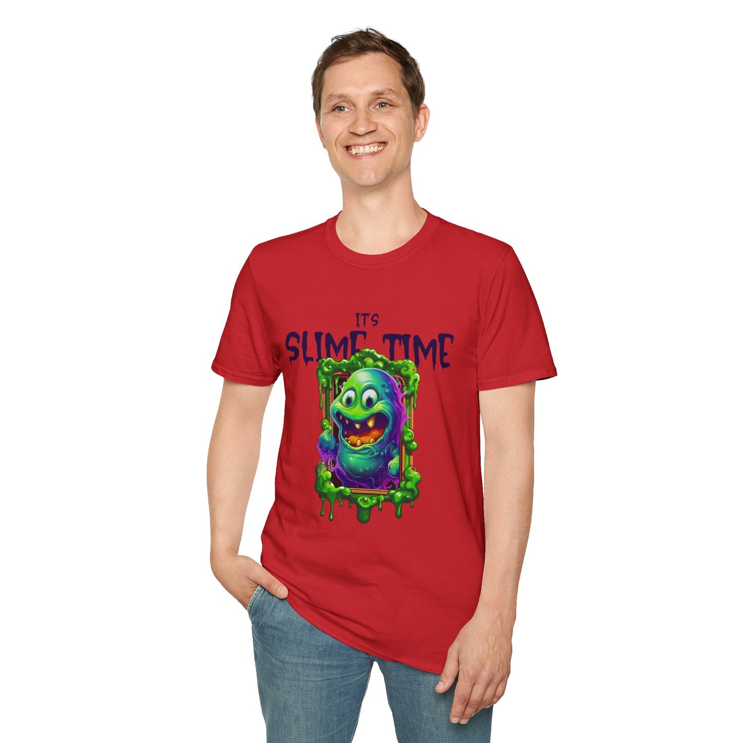 It's Slime Time Unisex Softstyle T-Shirt