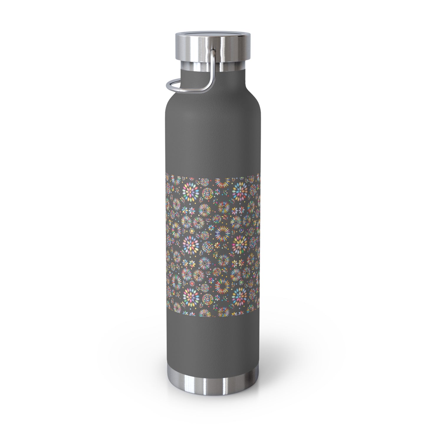 Vibrant Vibes Copper Vacuum Insulated Bottle, 22oz