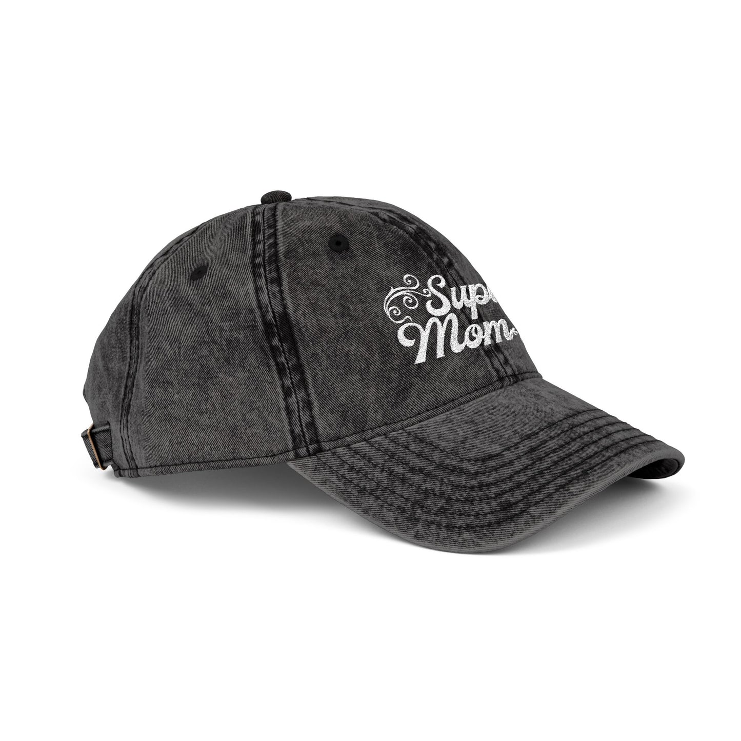 Super Mom Vintage Cap / Embroidered