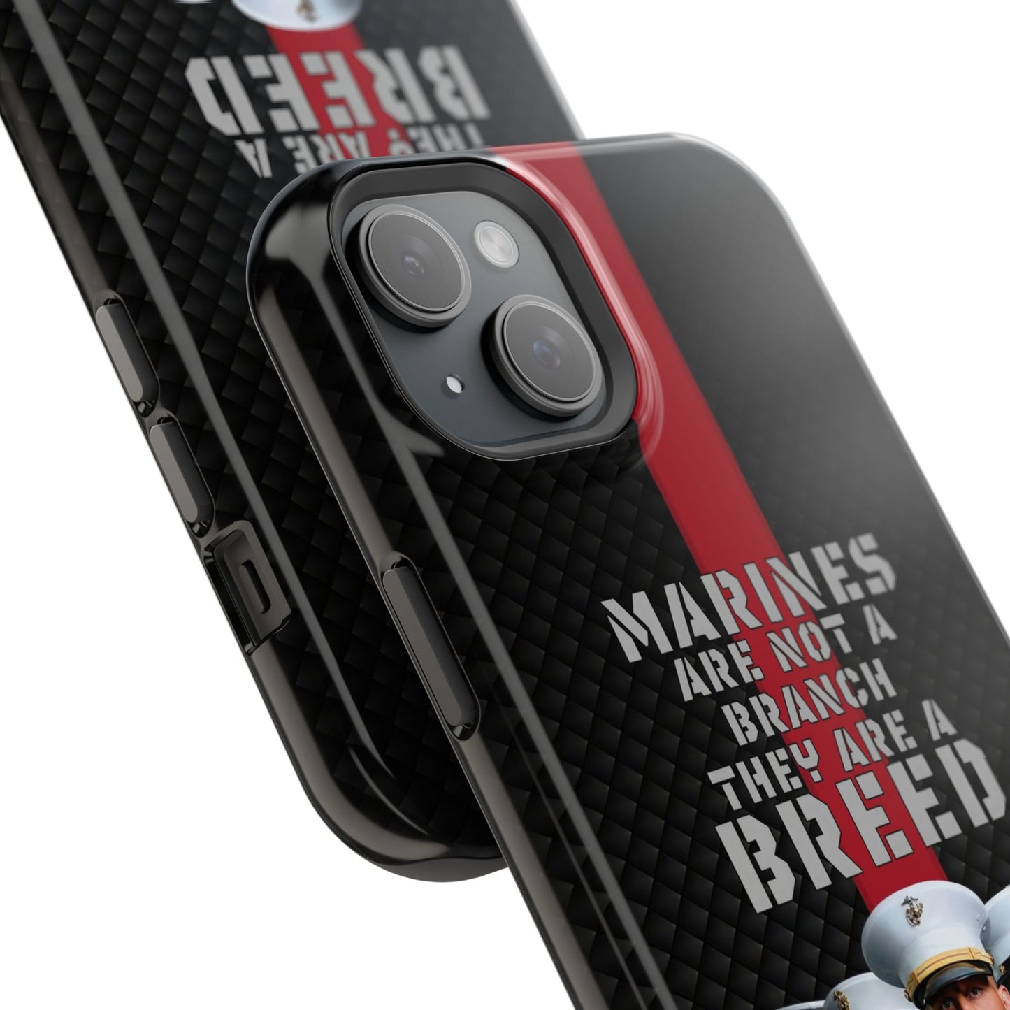 Marines Magnetic Tough Case - "Not a Branch, a Breed" Military iPhone Cover