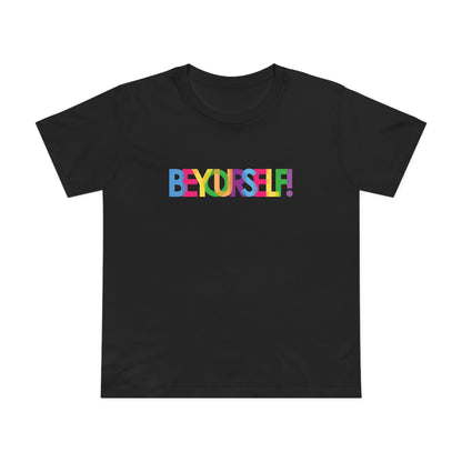 Inspirational Women’s Maple Tee - Be Yourself Graphic T-Shirt