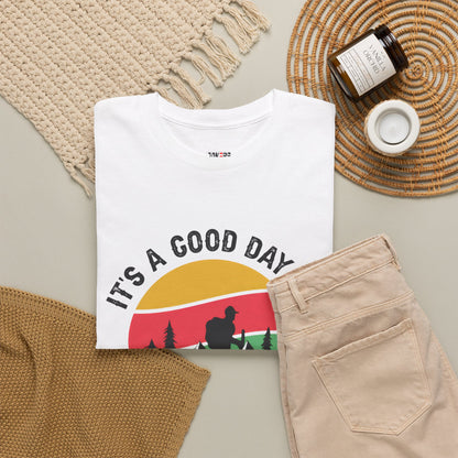"It's a Good Day to Hike" Unisex Heavy Cotton Tee - Adventure Outdoor Shirt