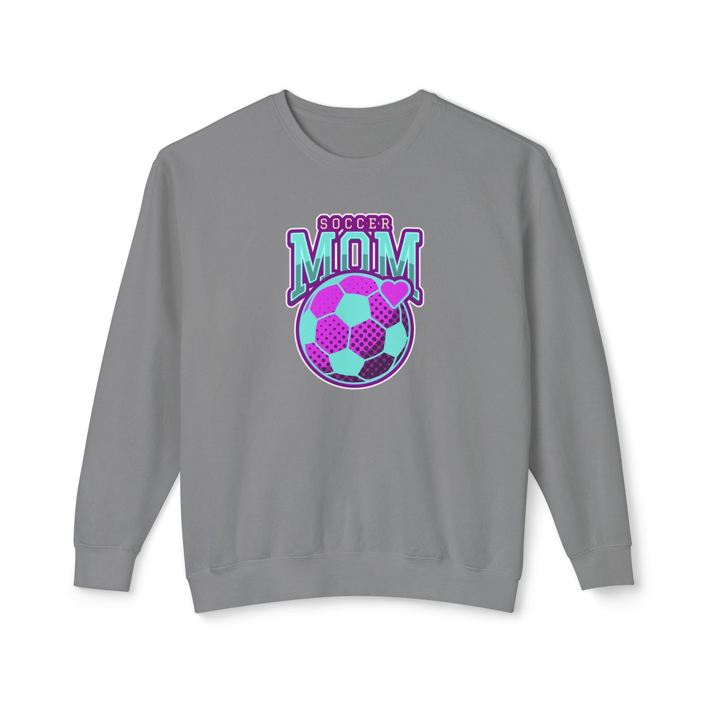 Soccer Mom Unisex Lightweight Crewneck Sweatshirt