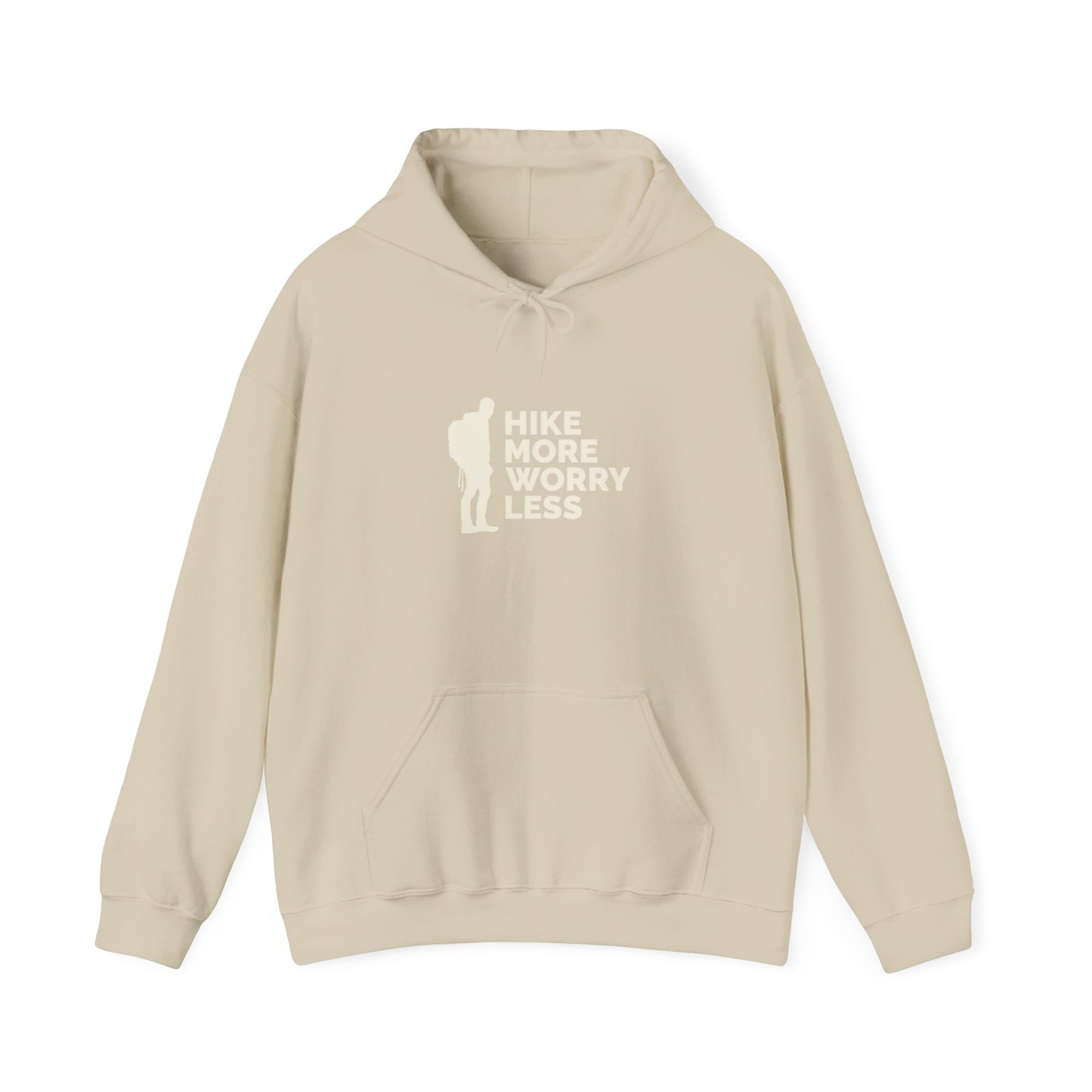 Hike More Worry Less Unisex Heavy Blend™ Hooded Sweatshirt