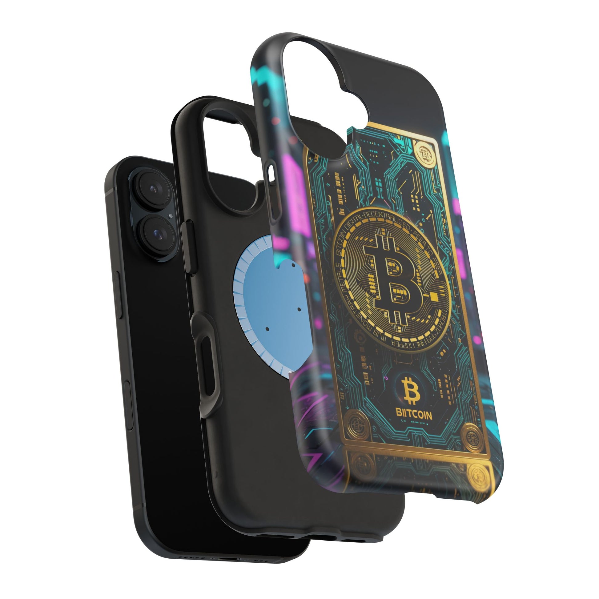 Bitcoin Magnetic Phone Case, Unique Phone Cover