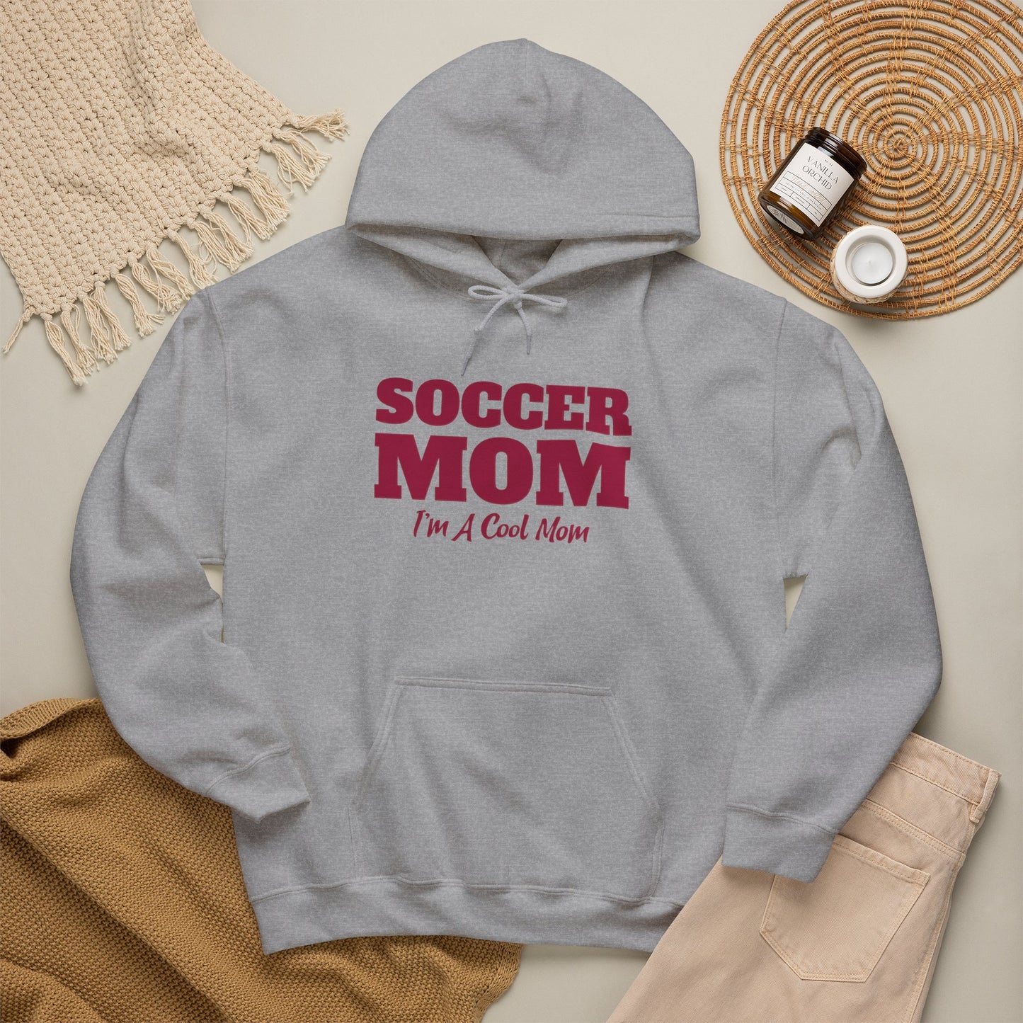 Soccer Mom I'm A Cool Mom Hooded Sweatshirt