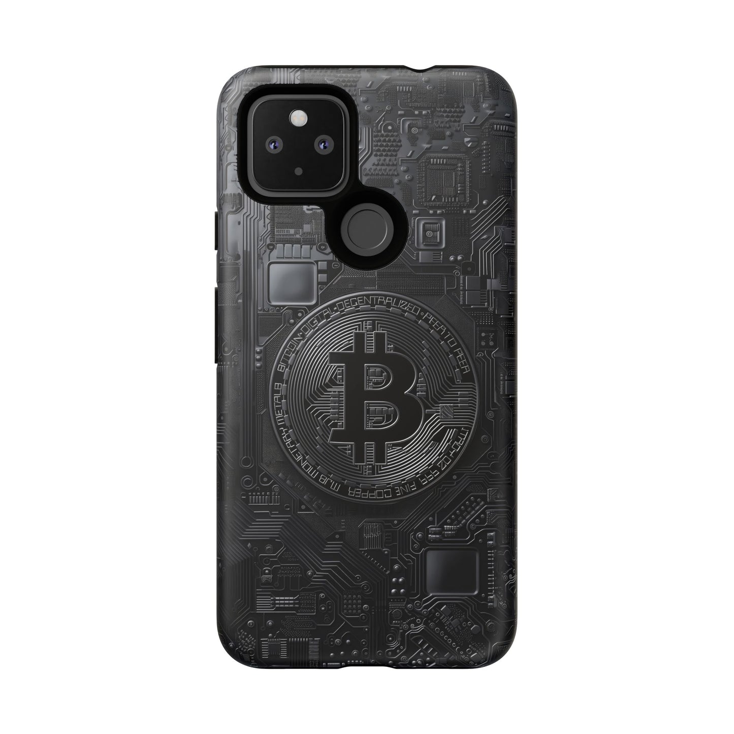 Bitcoin Google Pixel Tough Phone Case, Cryptocurrency Protection Cover