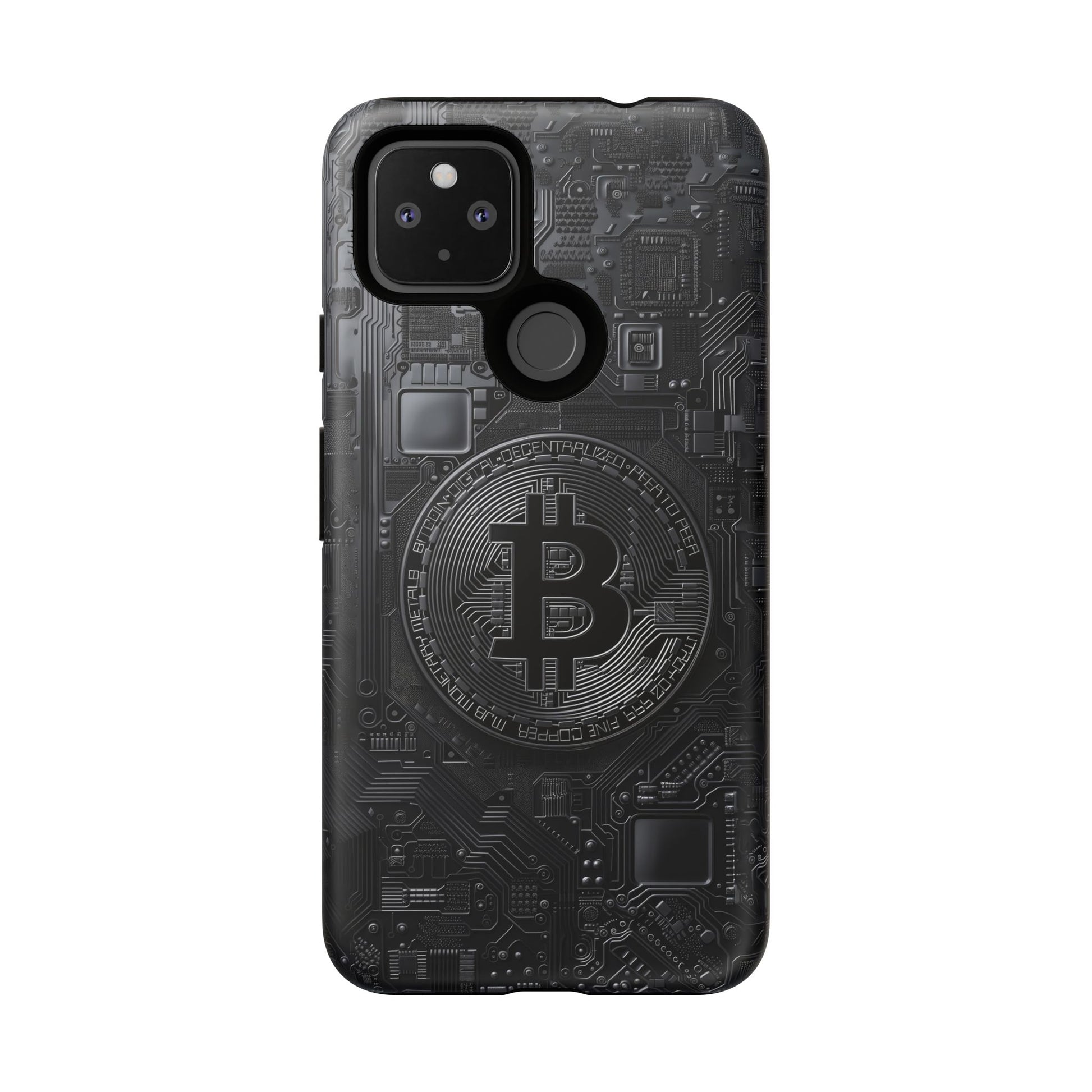 Bitcoin Google Pixel Tough Phone Case, Cryptocurrency Protection Cover