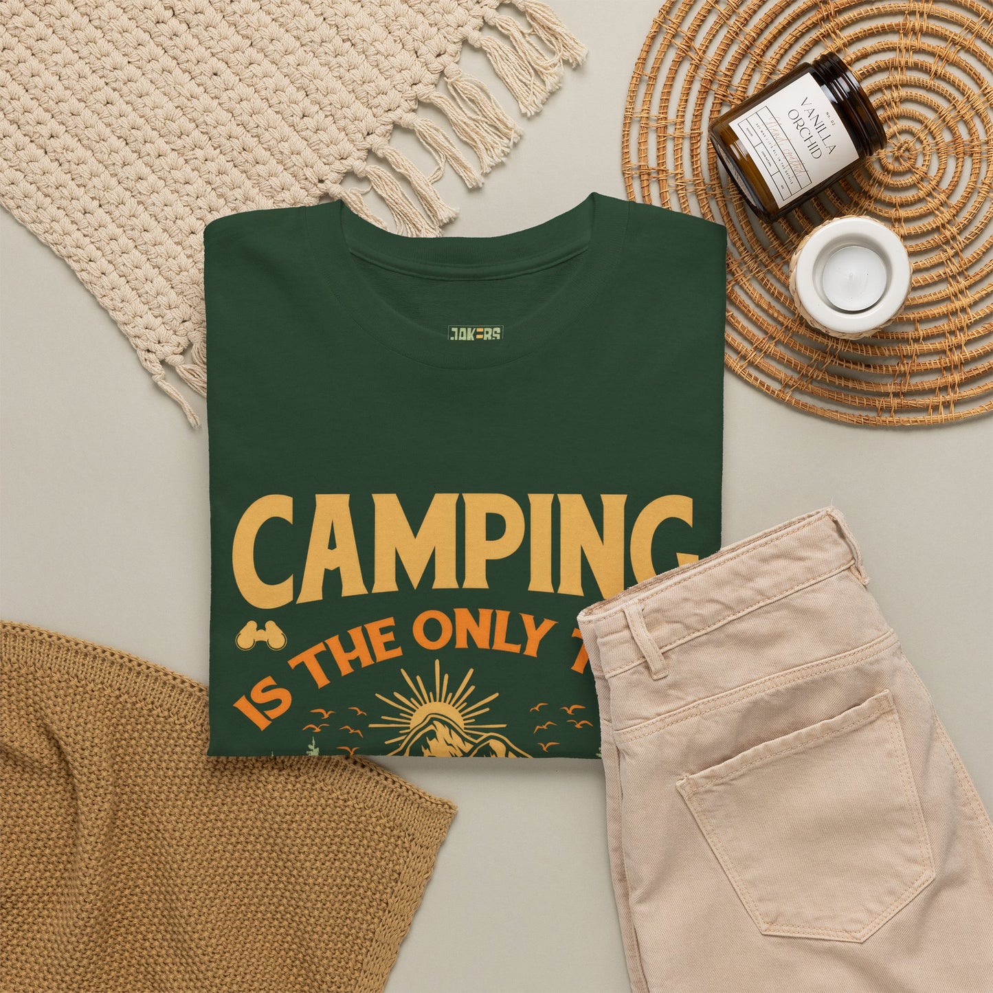 Camping Vibes Unisex Heavy Cotton Tee - "Being Dirty is a Good Thing"