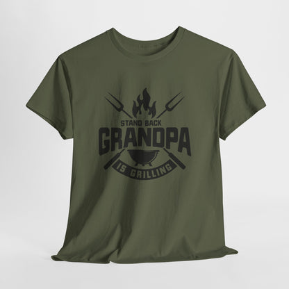 Funny Grilling Grandpa Tee - Heavy Cotton Shirt