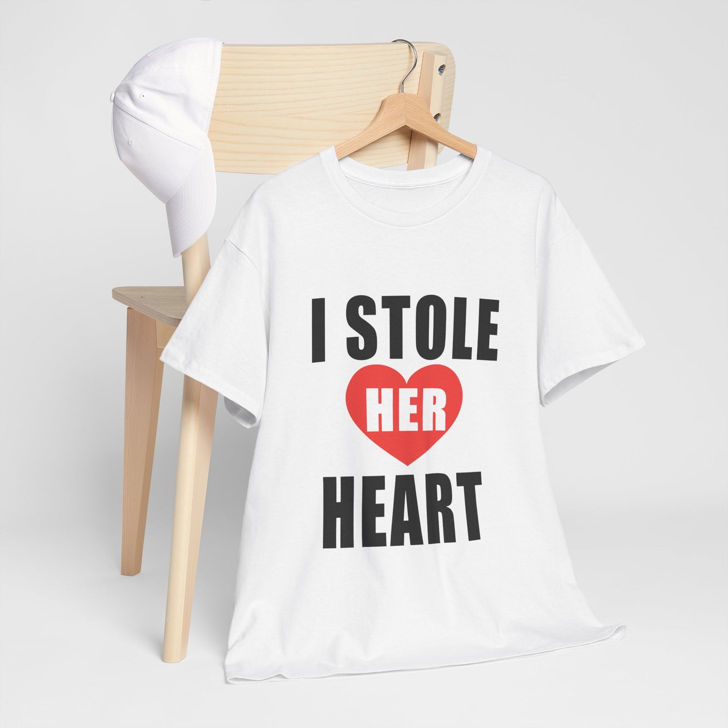 I Stole Her Heart,  Romantic Valentine Tee for Couples, A Part
