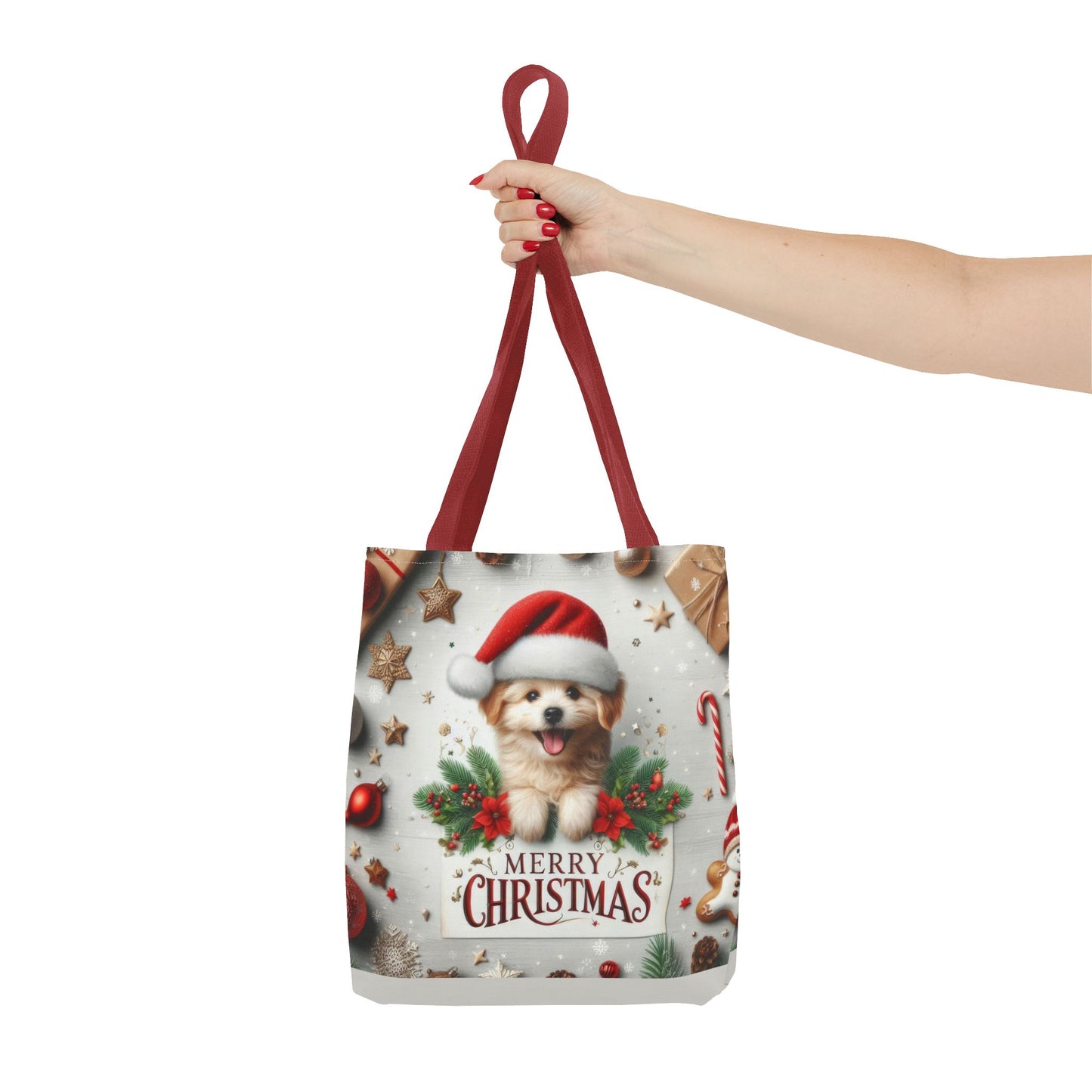 Jingle Paws Tote Bag (AOP)