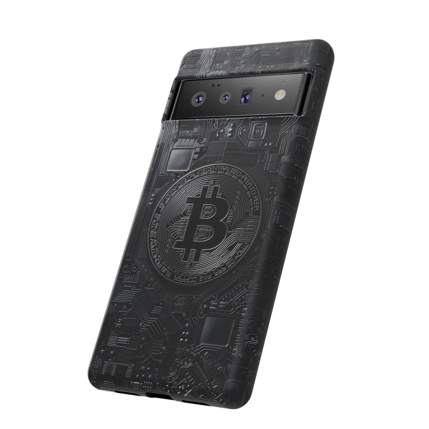 Bitcoin Google Pixel Tough Phone Case, Cryptocurrency Protection Cover