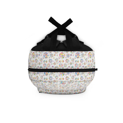 Vibrant Vibes Backpack / White