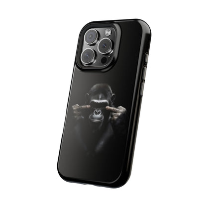 Edgy Gorilla Magnetic iPhone Case, Unique Cell Phone Cover