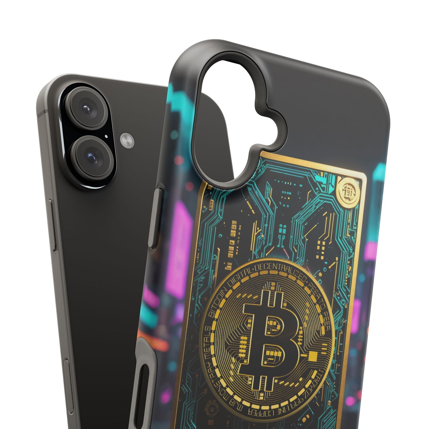 Bitcoin Magnetic Phone Case, Unique Phone Cover