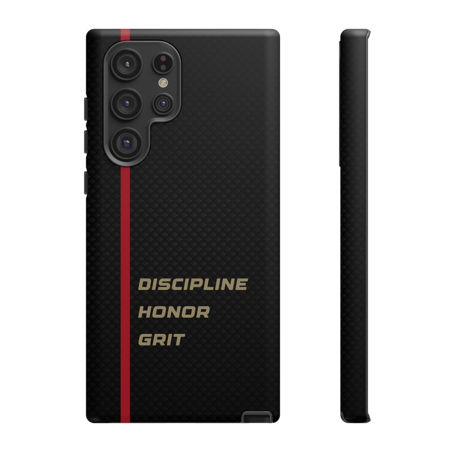 Discipline, Honor, Grit Impact-Resistant Phone Case