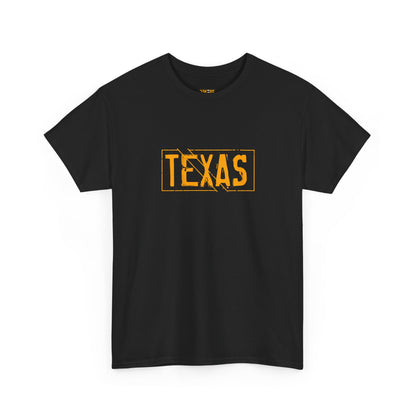 Texas Pride Unisex Heavy Cotton Tee - Casual Black T-Shirt for Texans