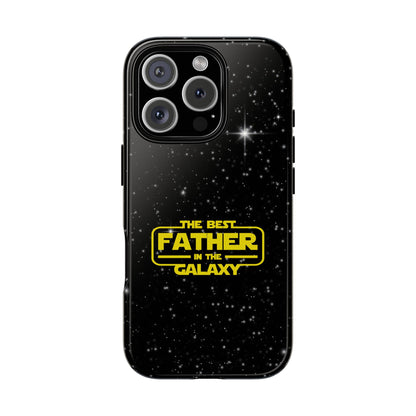 Galaxy-Themed iPhone Tough Case - Perfect Gift for the Best Father
