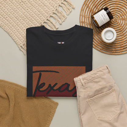Texas Unisex Heavy Cotton Tee - Retro Style Tee for Texas Lovers