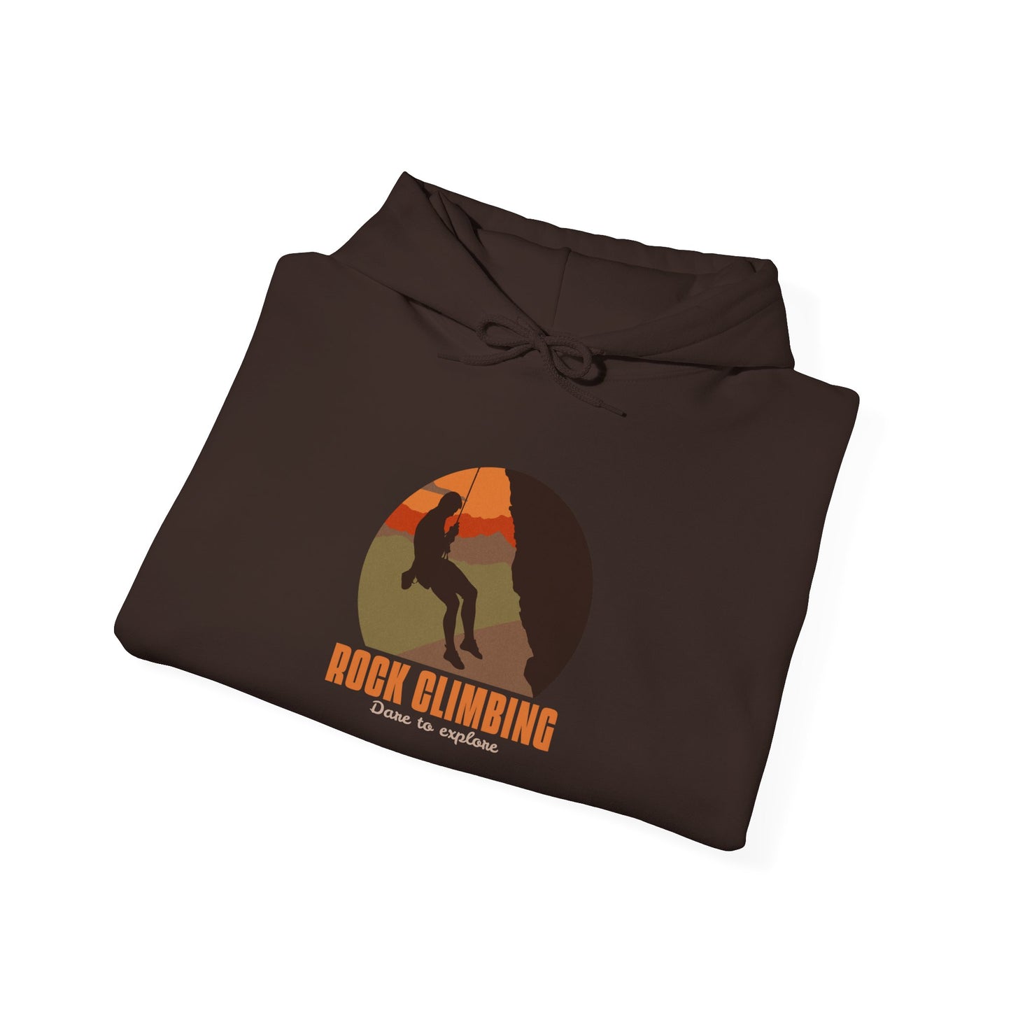 Rock Climbing Dare To Explore Unisex Heavy Blend™ Hooded Sweatshirt