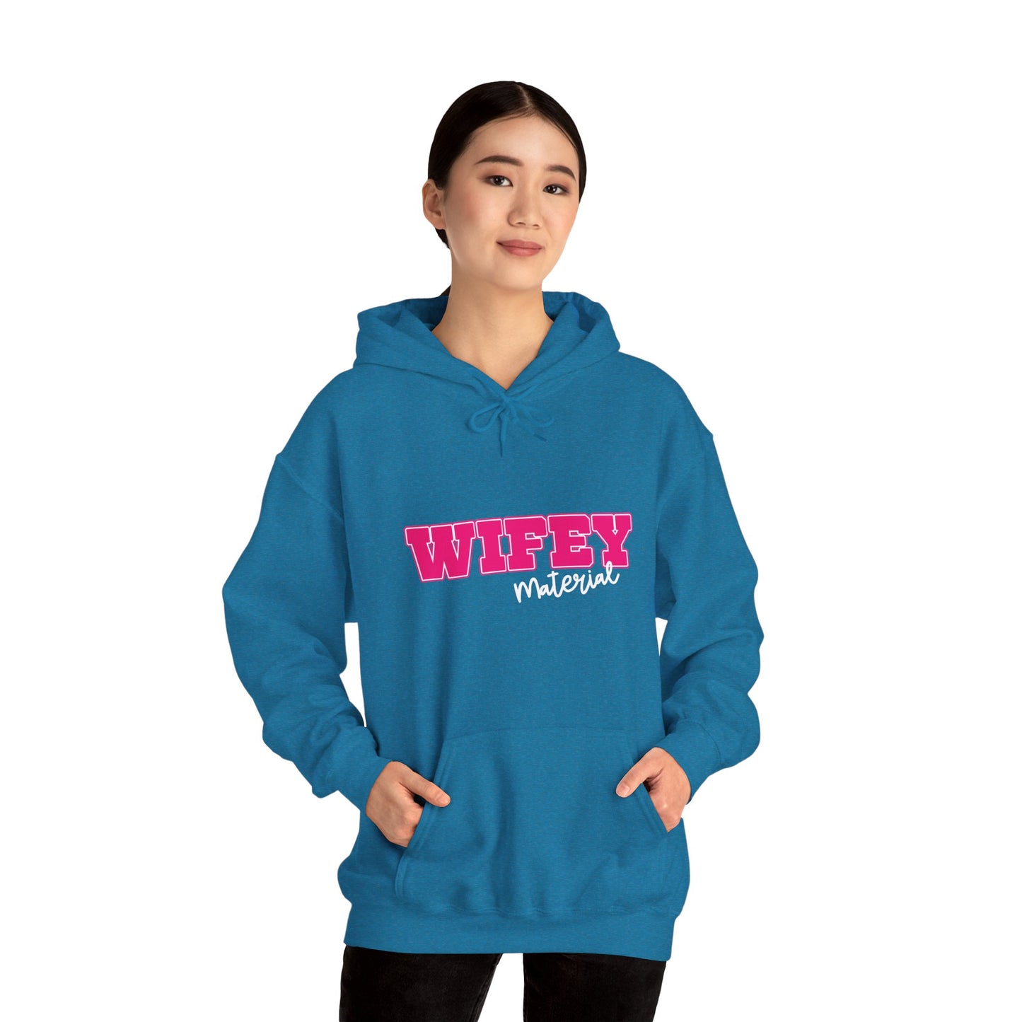 Wifey Material Hooded Sweatshirt