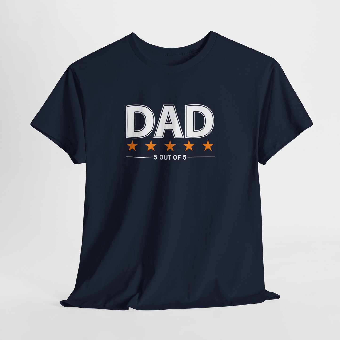 Father's Day Unisex Tee - 5 Stars Dad T-shirt