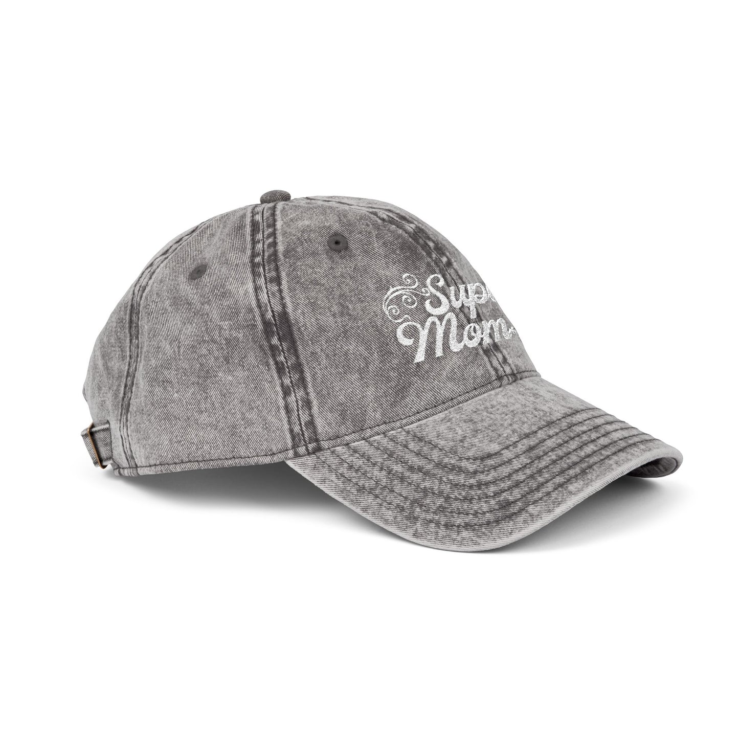 Super Mom Vintage Cap / Embroidered