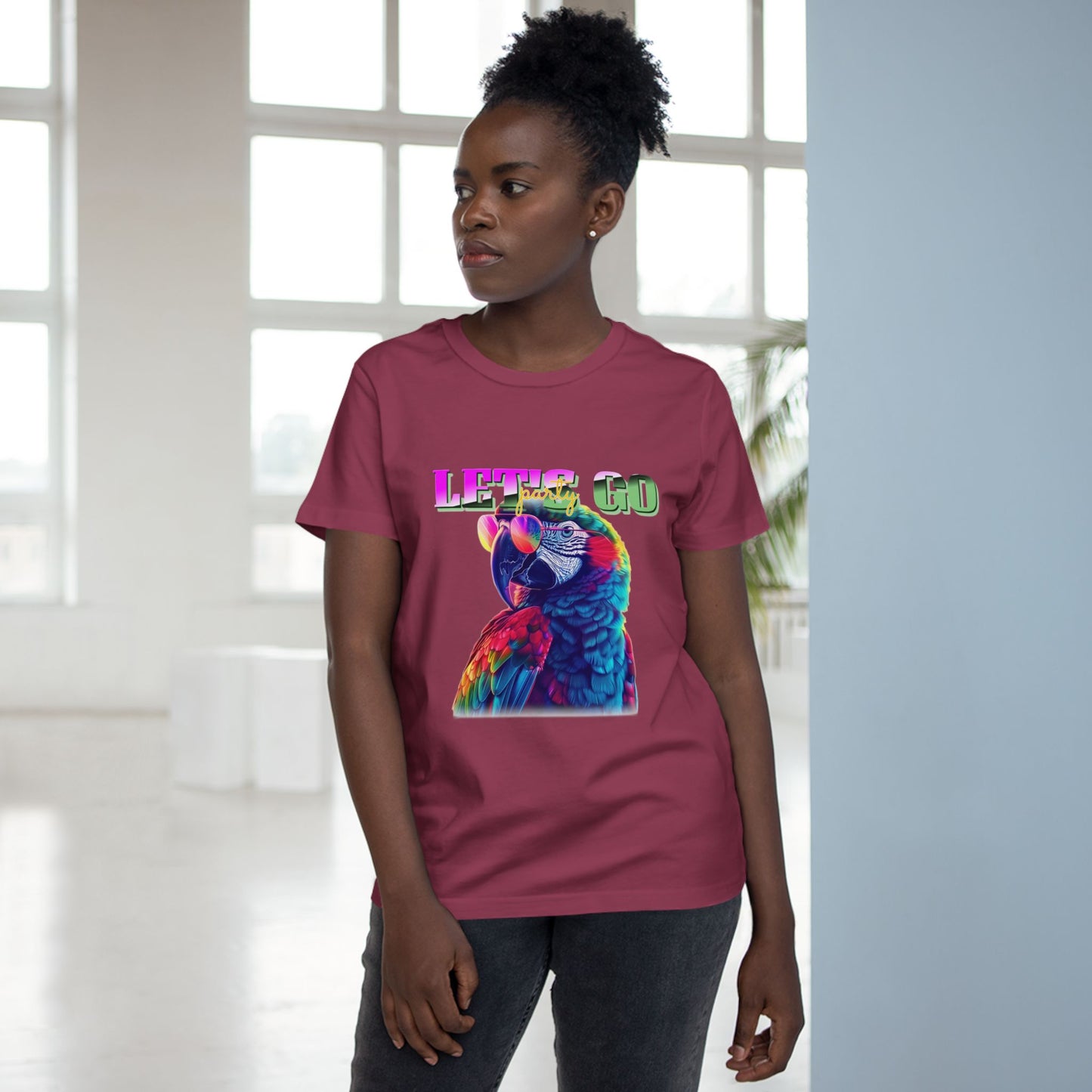 Let's Go Party Women’s Maple Tee