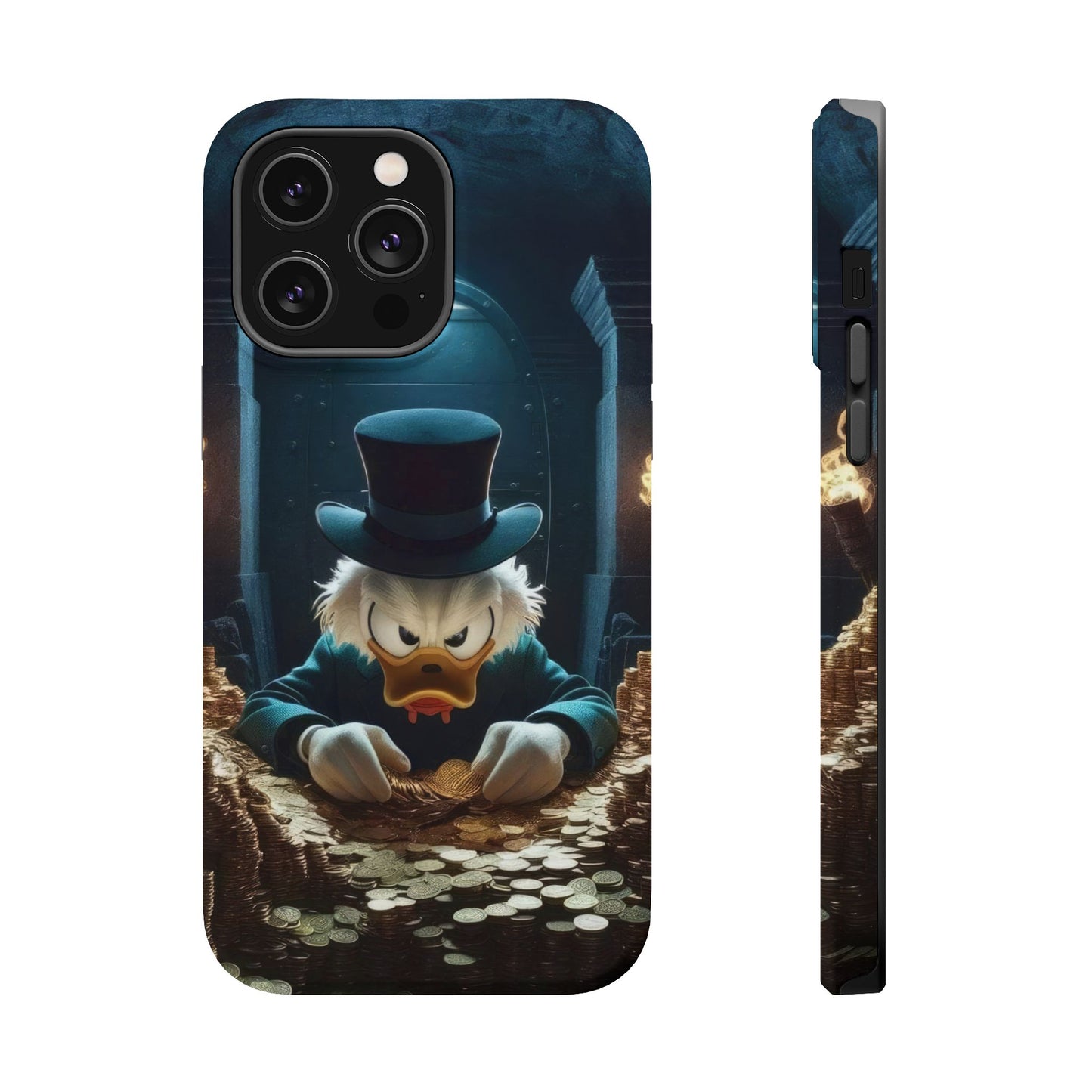 Magnetic Phone Case - Scrooge McDuck Design