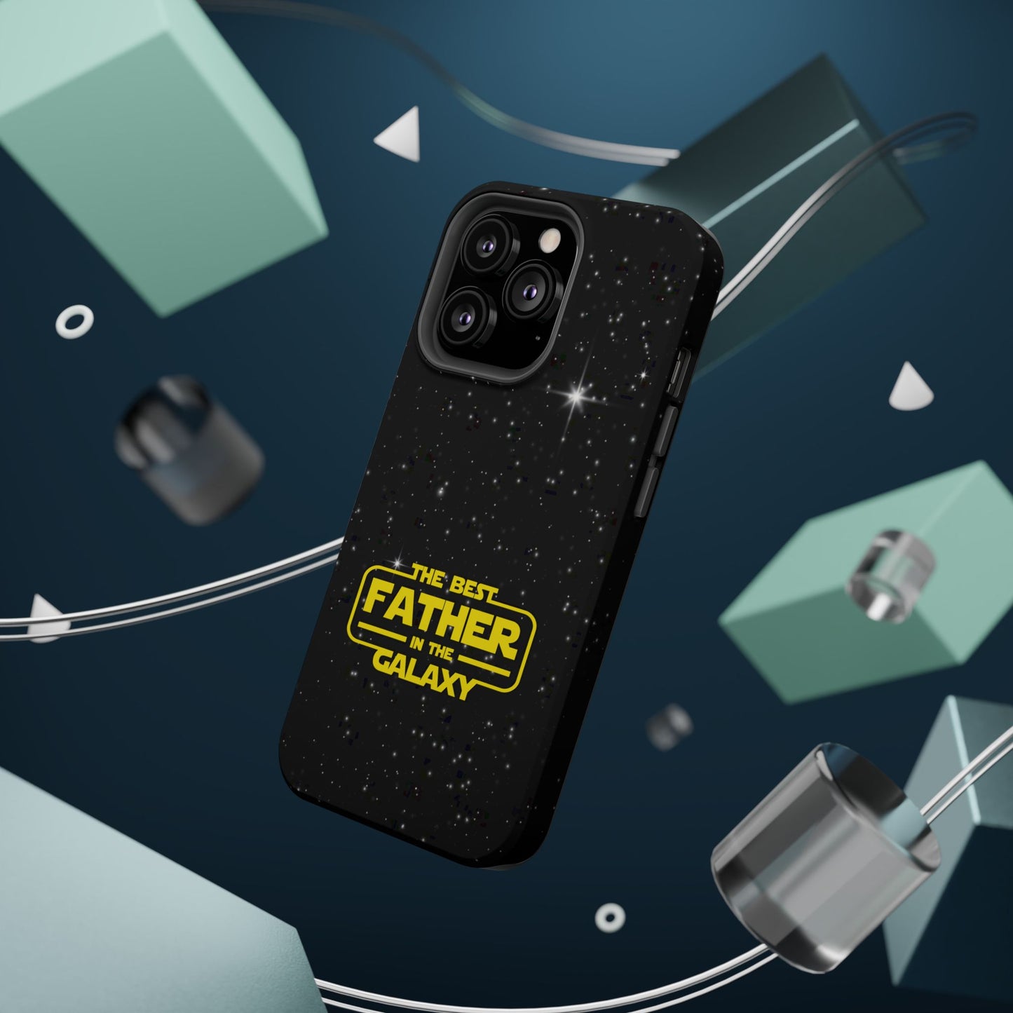 Galaxy-Themed iPhone Magnetic Case - Perfect Gift for the Best Father