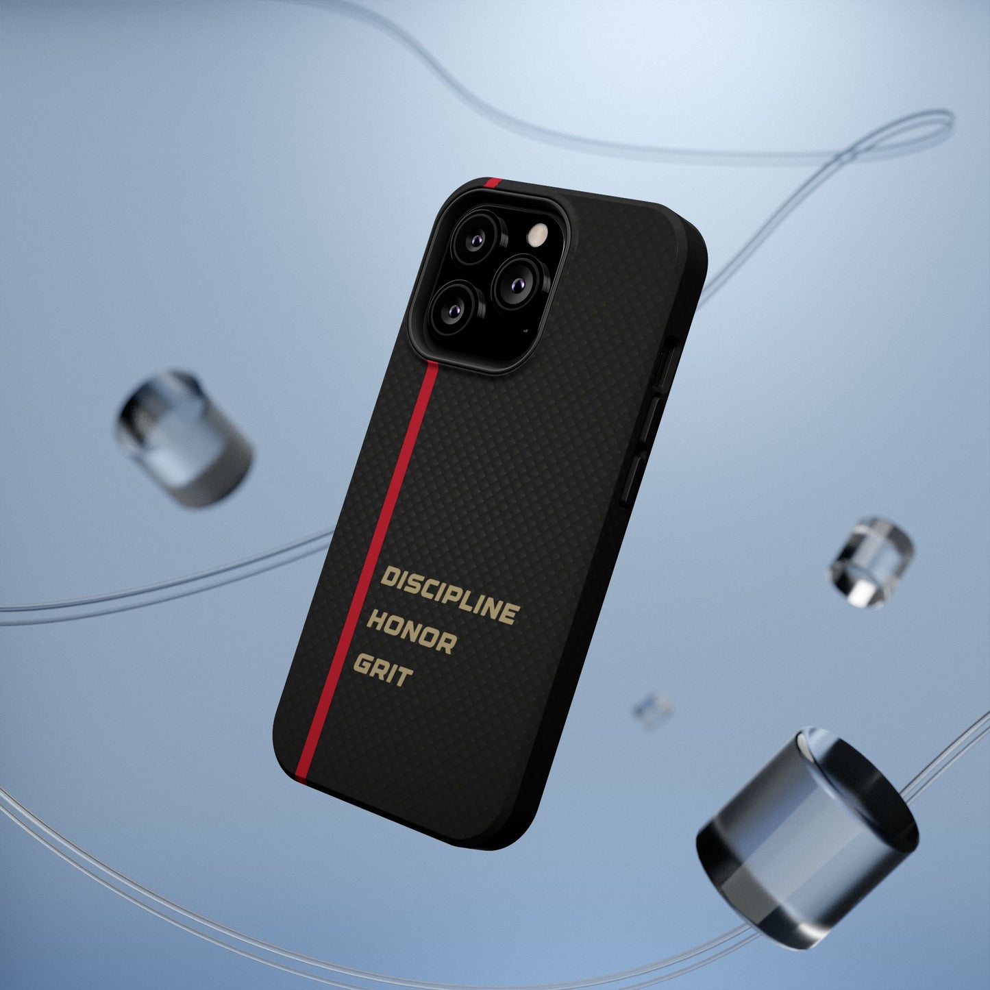 Discipline, Honor, Grit Impact-Resistant Phone Case
