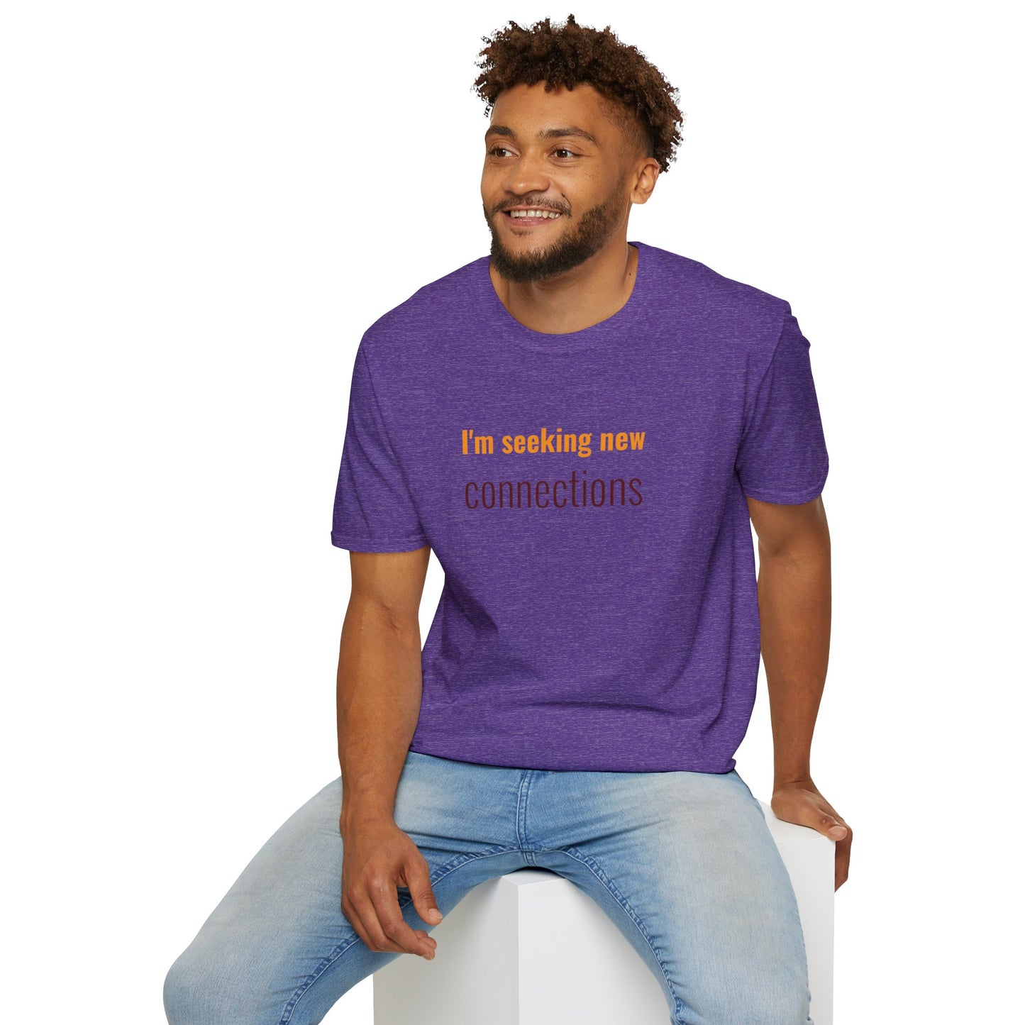 I'm Seeking New Connection Unisex Softstyle T-Shirt