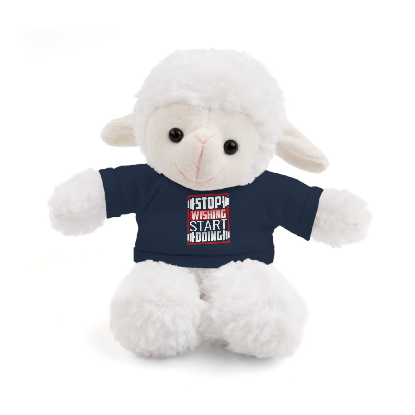 Stuffed Animal Toy with Tee Shirt, Motivational Plush Toy