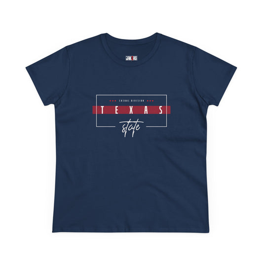 Texas States Graphic Tee for Women - Casual Cotton T-Shirt