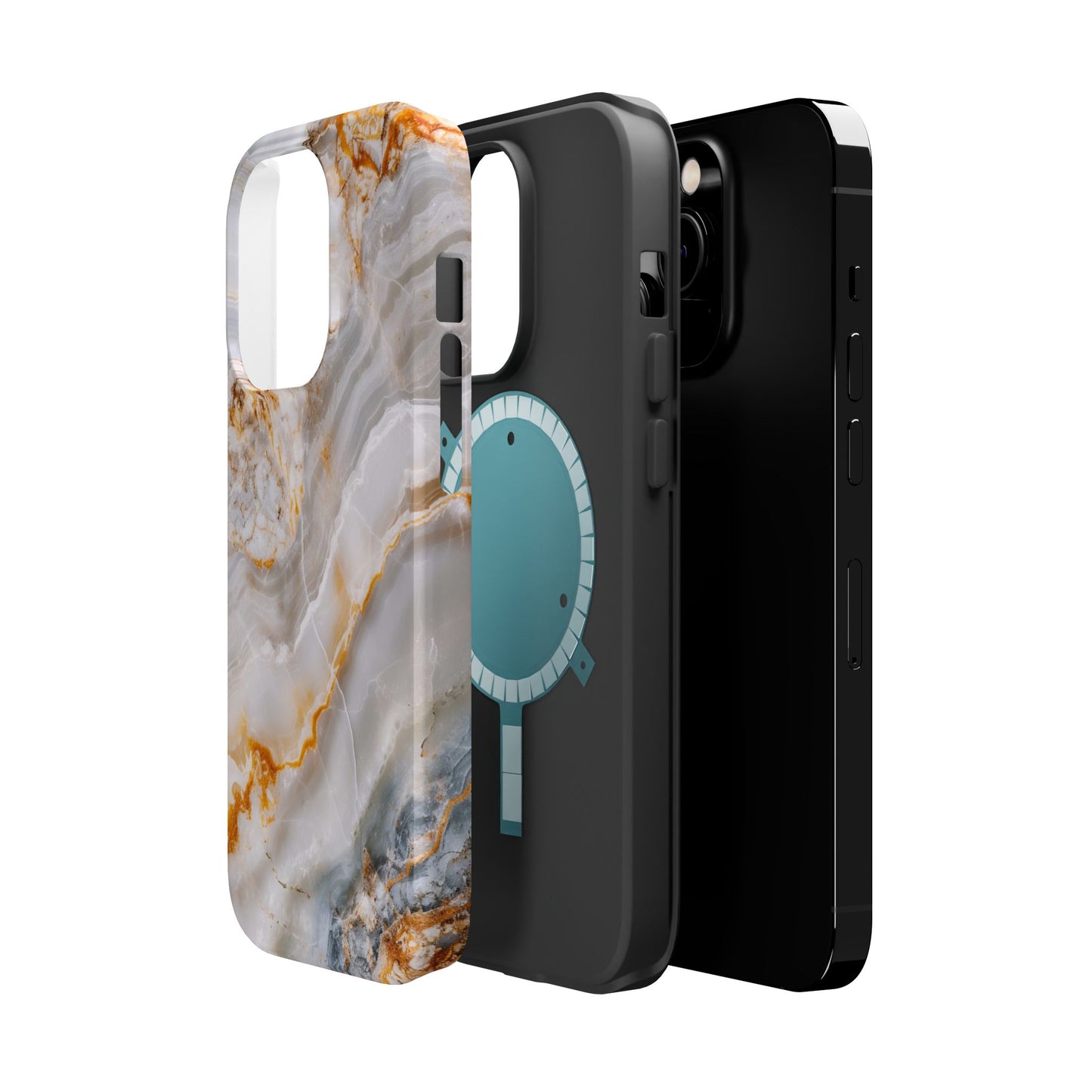 Pure Elegance Marble Magnetic iPhone Case, Stylish & Trendy Accessories