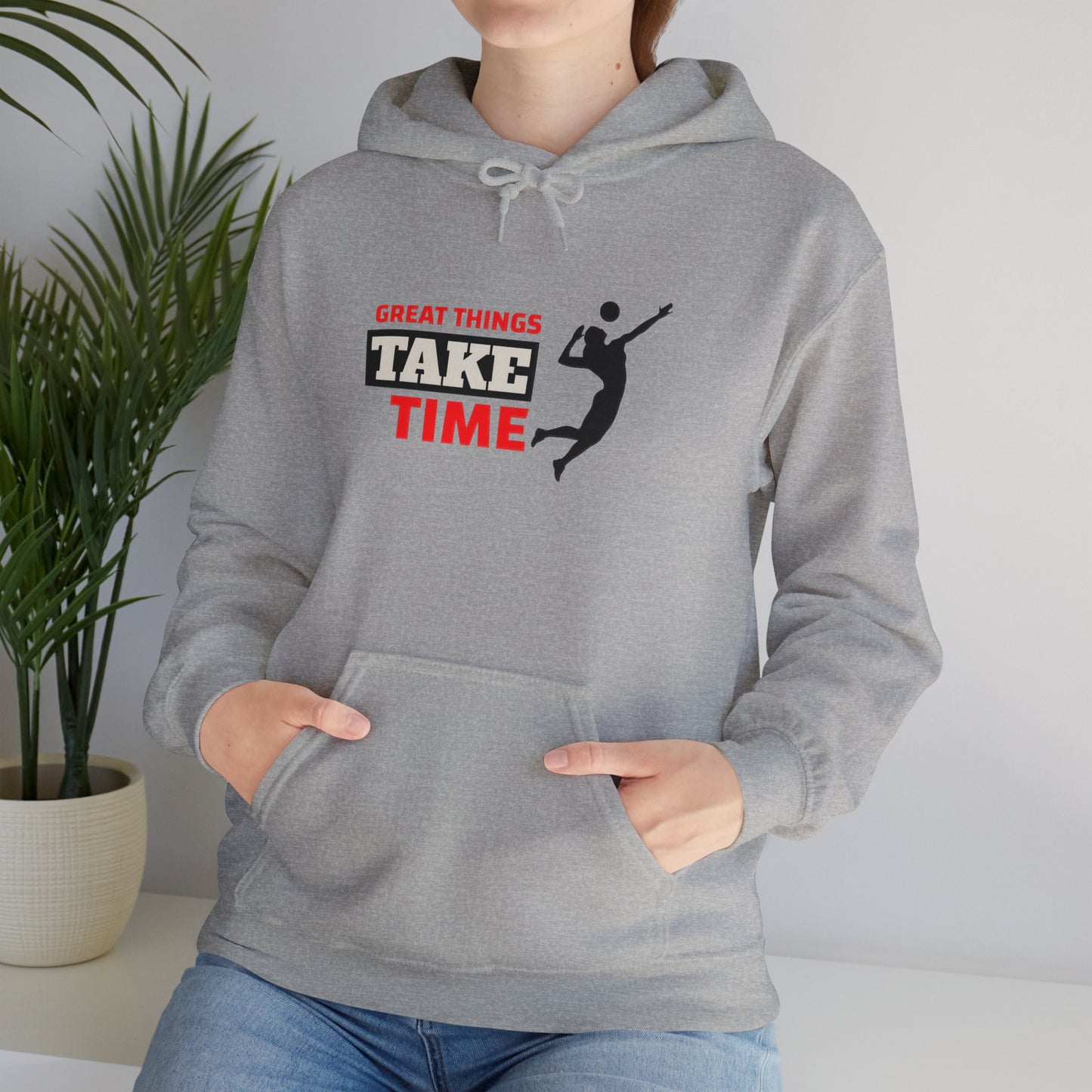 Great Things Take Time Unisex Heavy Blend™ Hooded Sweatshirt