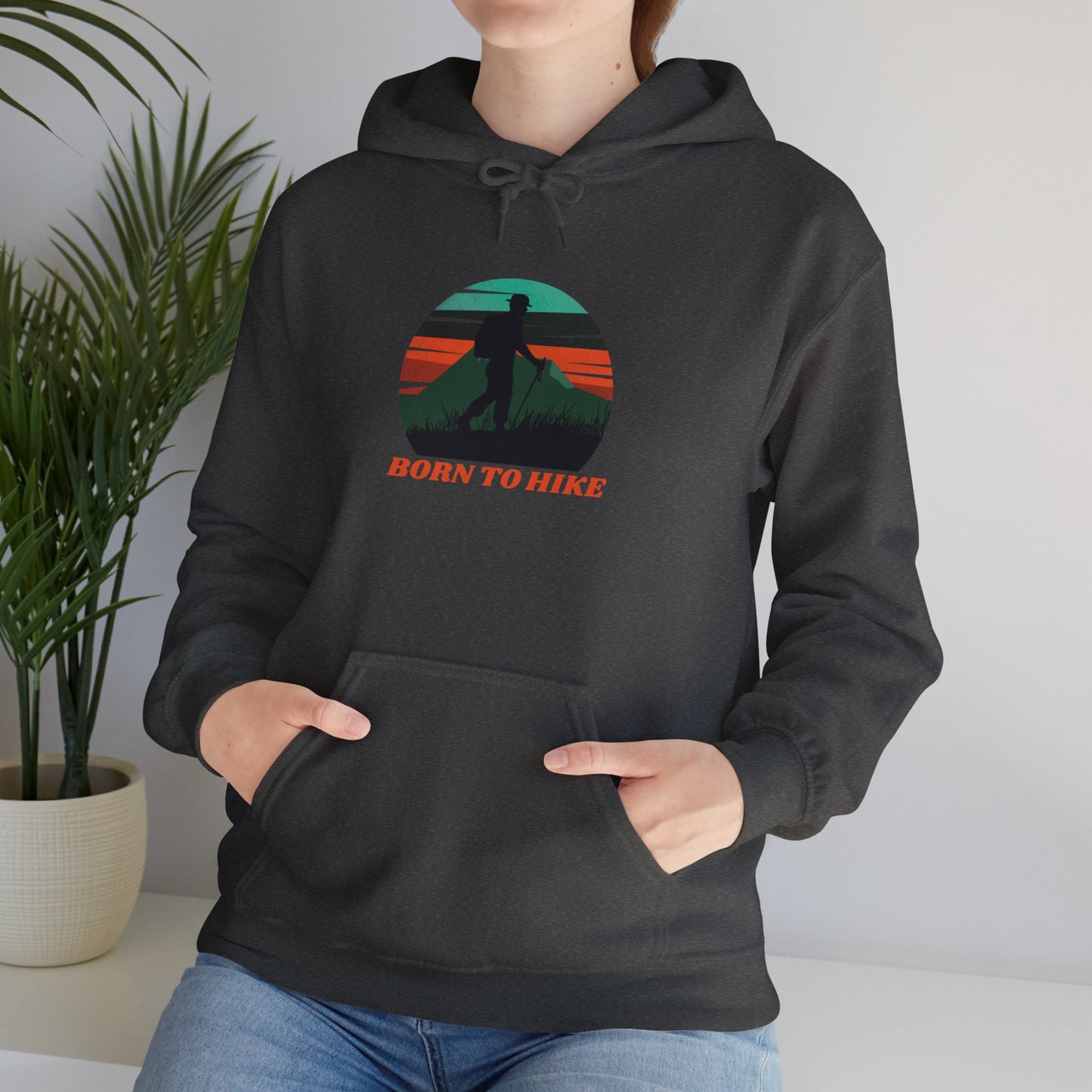 Born To Hike Unisex Heavy Blend™ Hooded Sweatshirt