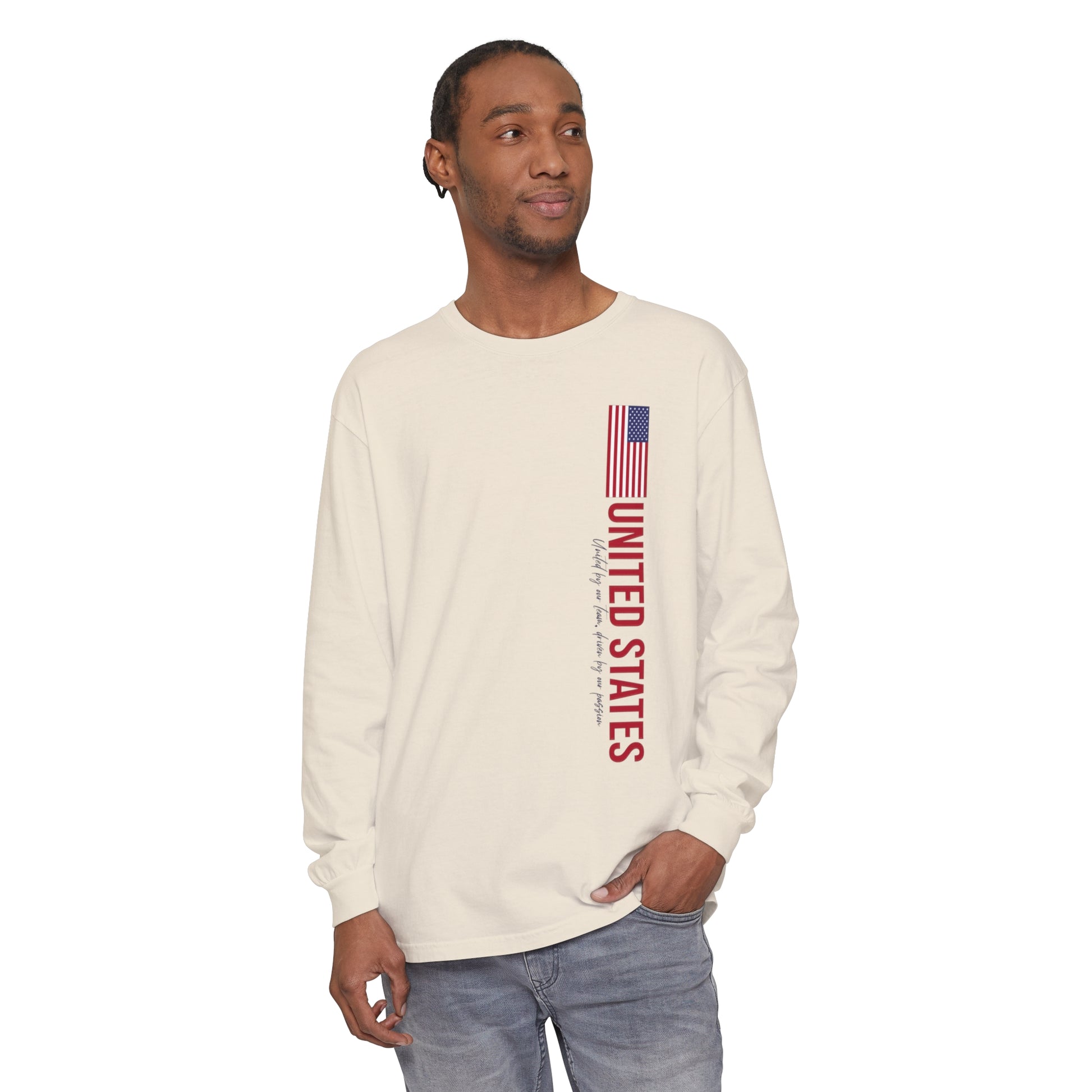 Patriotic Long Sleeve T-Shirt - One Nation, One Dream