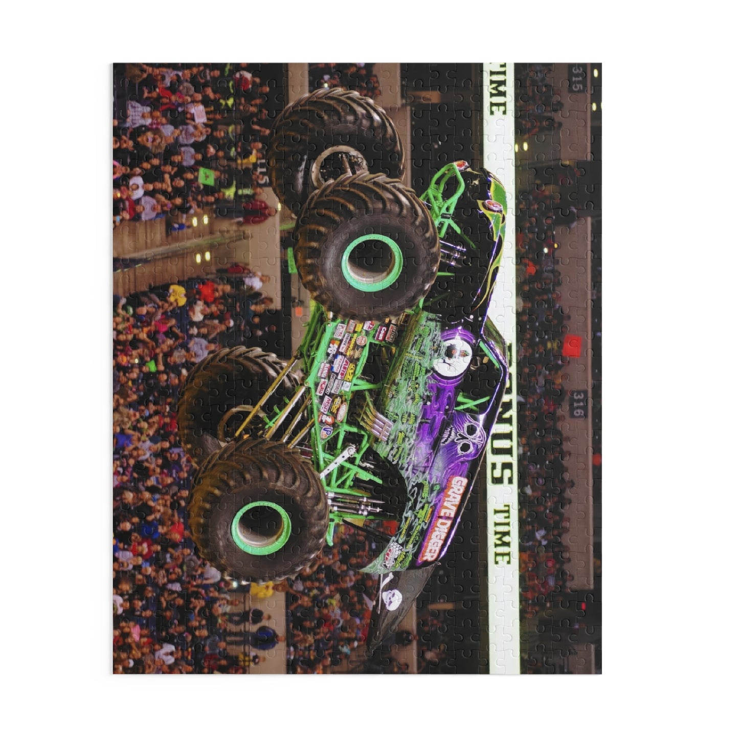 Grave Digger Monster Truck Puzzle - 120, 252, or 500-Piece Fun for Kids & Adults