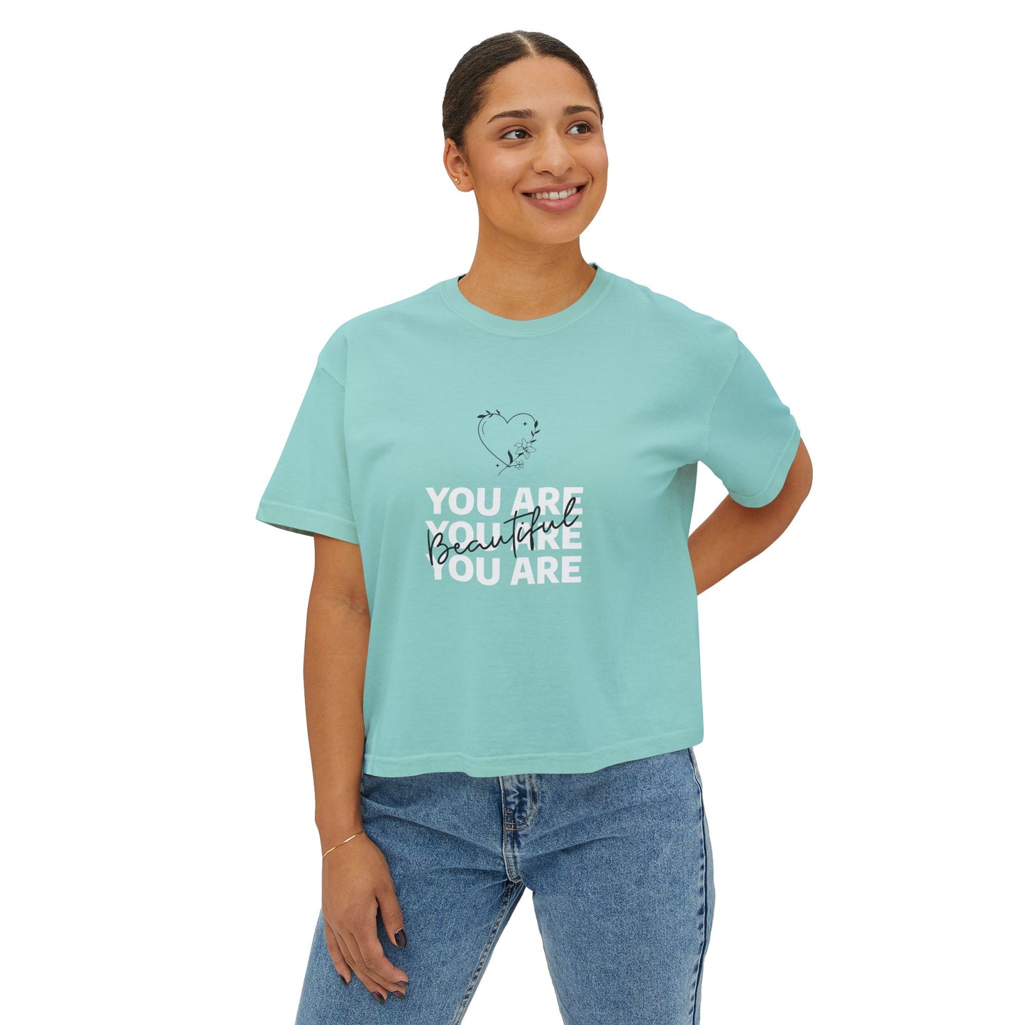 You Are Beautiful Women's Boxy Tee