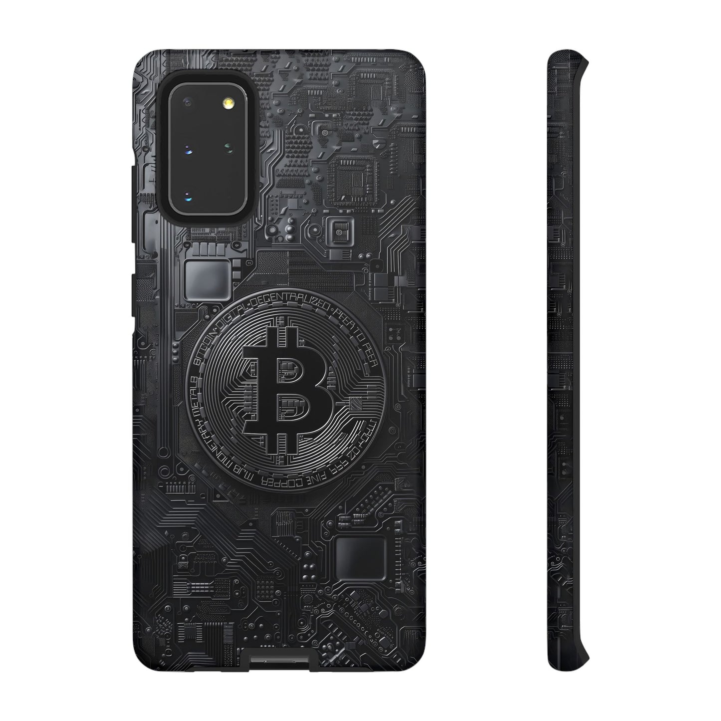 Bitcoin Samsung Tough Phone Case, Cryptocurrency Protection Cover