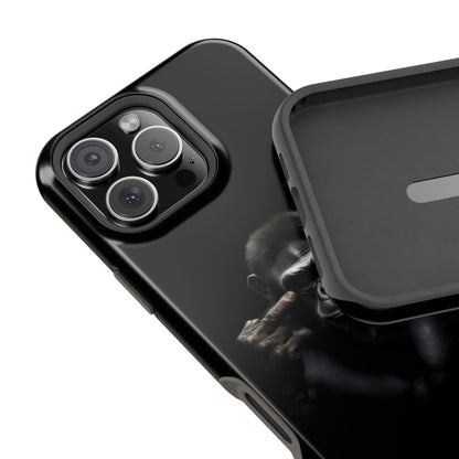 Edgy Gorilla Magnetic iPhone Case, Unique Cell Phone Cover
