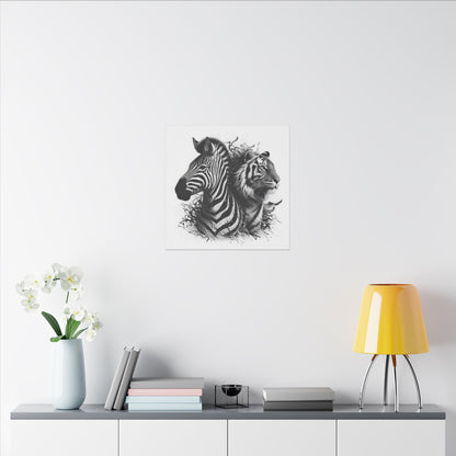 Stripes and Shadows - Canvas Print