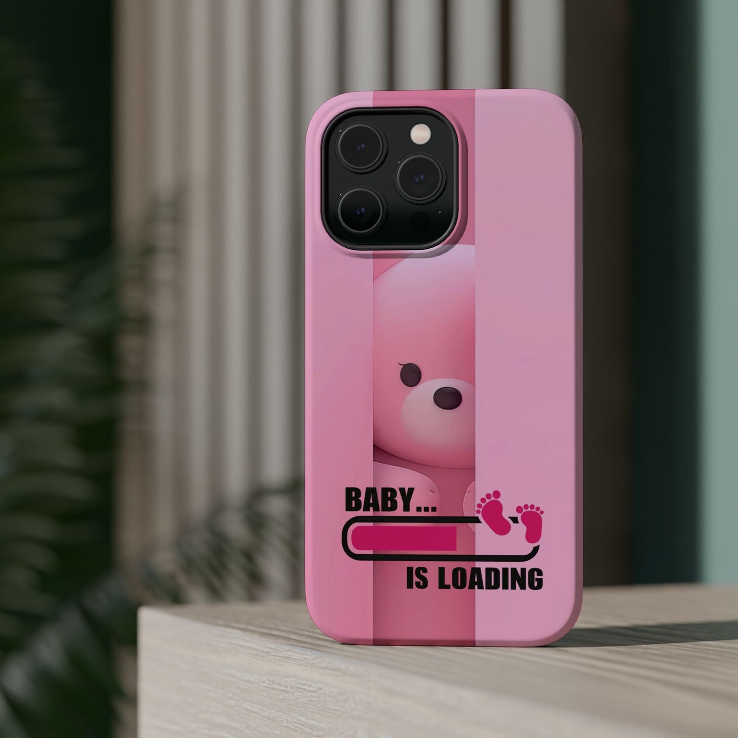Cute Baby Loading Magnetic Phone Case, Expecting Parents Gift